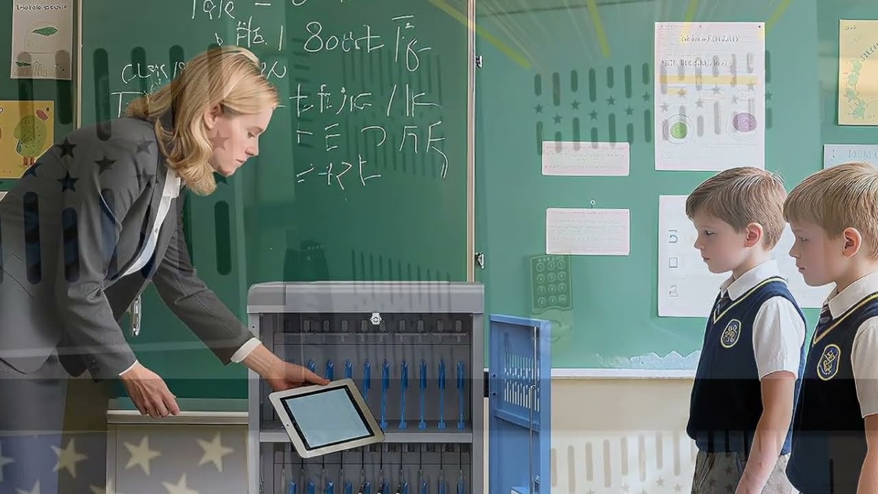 Laptop Cart on Wheels: Perfect for School, Office, and Classroom Use!