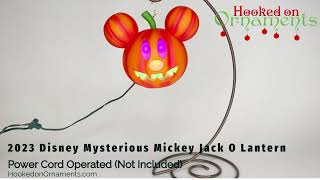 2023 Disney Mysterious Mickey Jack O Lantern (no sound)