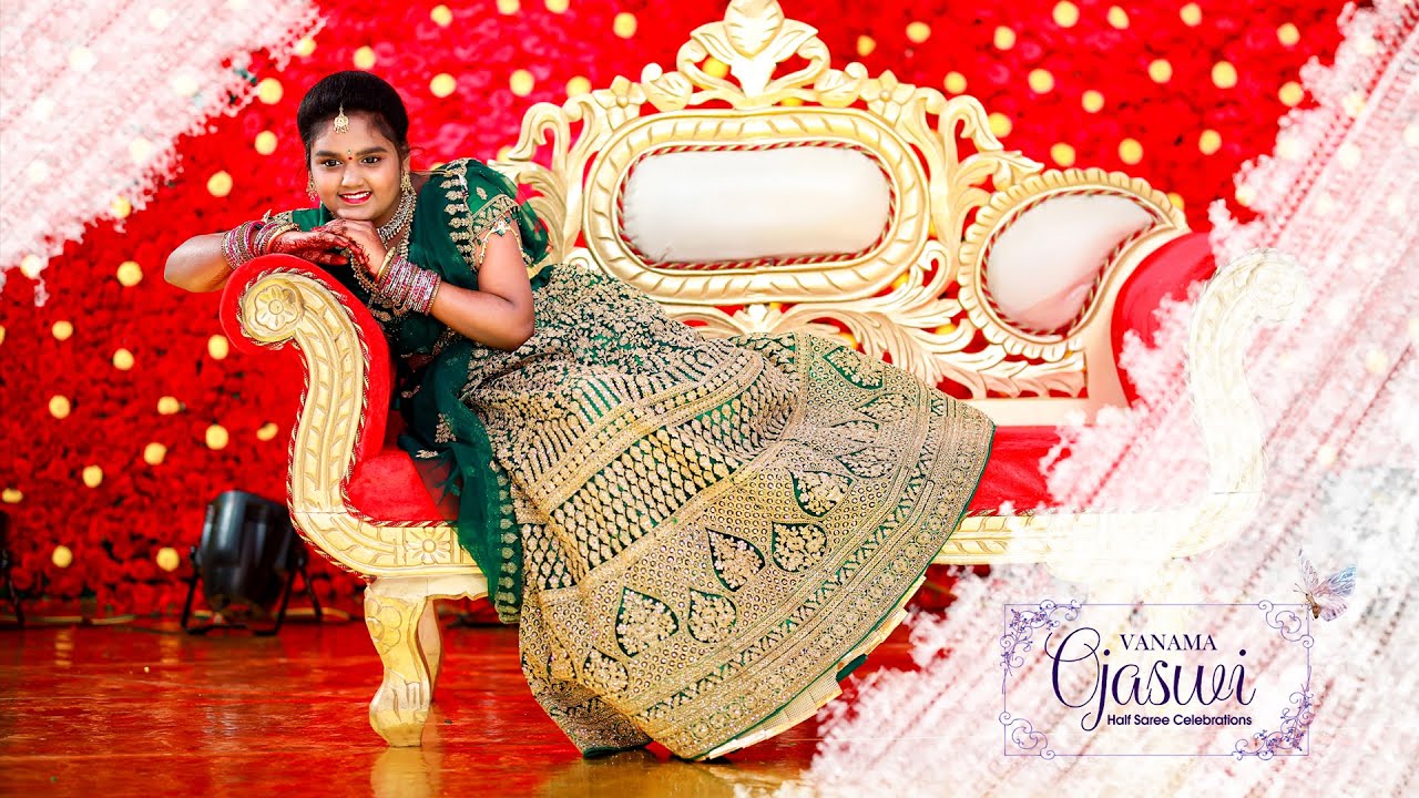 BEST TRADITIONAL VANAMA OJASWI HALF SAREE TEASER TODAY PHOTOGRAPHY