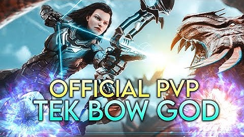 ARK Xbox Official PvP how to use a tek bow 😏