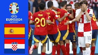 This Match Made Modrić Think About Retirement : Spain Vs Croatia - EURO 2024 - Extended Highlights