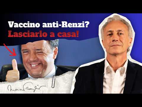 'The only vaccine for Renzi? Leave him at home!' - Marco Travaglio on 'Accordi & Disaccordi'