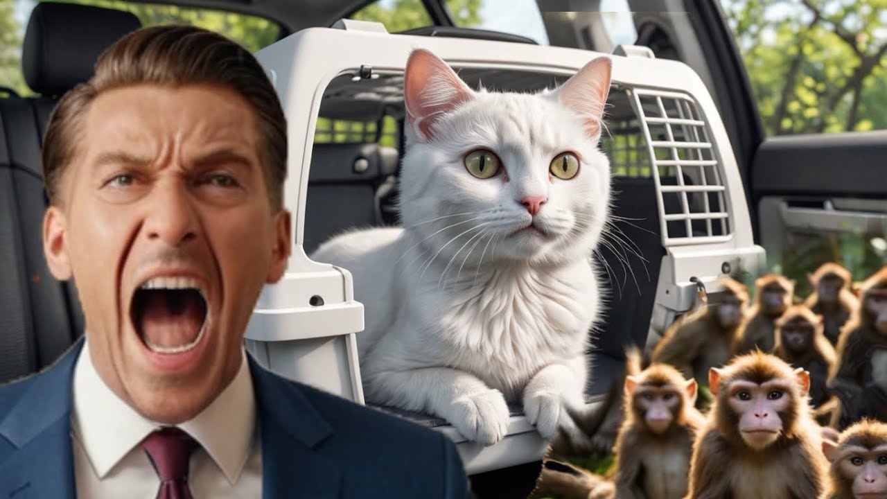 Can the Cat Be Friends with the Monkeys? |Cat Stories 