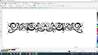 Corel Draw Tips & Tricks Make a Frame Boarder out of a FONT