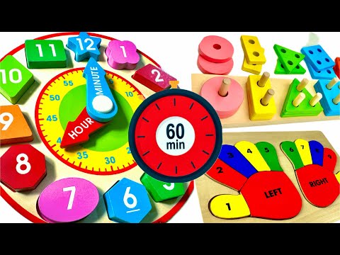 Ultimate Preschool Learning Video For Toddlers | Best Toy learn Numbers, Counting, Shapes and Colors