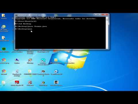 como ejecutar un archivo .java desde la consola de windows
