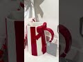 Raz 9" Striped Bow Pitcher Christmas Decoration 4611753