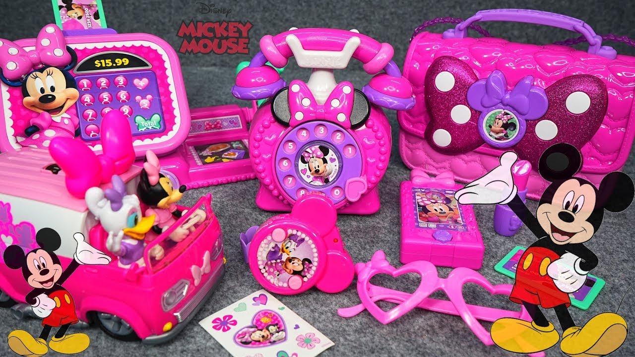 100 Minutes Satisfying with Unboxing Minnie Mouse Kitchen Playset, Disney Toys Collection | ASMR