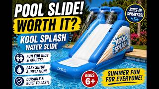 Intex Kool Splash Inflatable Water Slide Review | Is It Worth It for Your Pool?
BUY IT NOW https://amzlink.to/az0DfNxKGqSXJ
Intex Kool Splash Inflatable Water Slide Swimming Pool Play Center with Built in Sprayers for Kids and Adults, Ages 6 and Up, Blue
Want to make your backyard pool even more fun?
In this video, I review the Intex Kool Splash Inflatable Water Slide and share my real-world experience. Designed for both kids and adults (ages 6+), this inflatable slide features built-in sprayers to keep the surface slick for fast, fun rides into the pool.
Ill cover the setup, build quality, durability, and whether its worth the investment for your backyard this summer.
Buy it here (affiliate):
https://amazon.com/dp/B01KUL0D4Q?tag=geoffreys.lar-20
👍 If this review helped you, please Like, Subscribe, and hit the notification bell for more honest product reviews, DIY projects, and Amazon finds.
Visit Geoffs Gadgets
https://www.youtube.com/@GeoffsGadgets
Shop Good Guy Gear Christian Apparel
https://GoodGuyGear.shop
Faith-inspired apparel designed to encourage and inspire.
My Amazon Storefront
https://www.amazon.com/shop/geoffsgadgets
As an Amazon Associate, I earn from qualifying purchases at no additional cost to you. Thanks for supporting the channel!
Hashtags
#Intex #PoolSlide #SummerFun #SwimmingPool #BackyardPool #InflatableSlide #AmazonFinds #ProductReview #FamilyFun #GeoffsGadgets
Tags (comma separated)
Intex, Intex Kool Splash, Kool Splash water slide, inflatable water slide, pool slide, swimming pool slide, backyard pool toys, pool accessories, inflatable pool toys, kids pool slide, adult pool slide, summer products, backyard fun, family pool toys, Intex review, Amazon finds, pool entertainment, outdoor toys, Geoffs Gadgets, product review
ABOUT THIS CHANNEL
I review things. These are typically things that I like. I hope you like them, too.
We often include links to buy products we use. As an Amazon Associate, I earn commissions from qualifying purchases. Thank you! Intex Kool Splash Inflatable Water Slide Review | Is It Worth It for Your Pool?