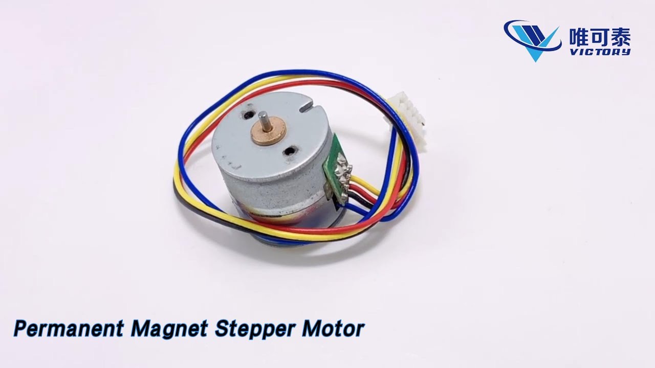PM Permanent Magnet Stepper Motor 20mm 2 Phrases For Industrial - YouTube