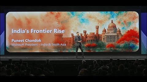 Microsoft AI Tour, Bengaluru | Keynote with Puneet Chandok