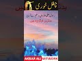 Rasool’ALLAH (s) Ne Farmaya! Badtareen Log Wo Hain Jo chugal khori krte hain | #akbaralinetwork