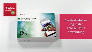 Geräte-Installierung in der ecoLINE PRO Anwendung screenshot 5