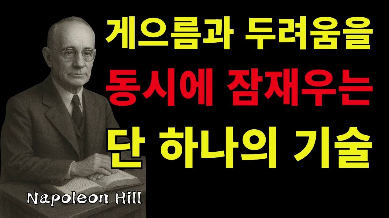 두려움을 이기려 하지 마세요, 기준을 바꾸세요｜나폴레온 힐