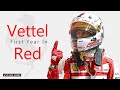 VETTEL - FIRST YEAR IN RED