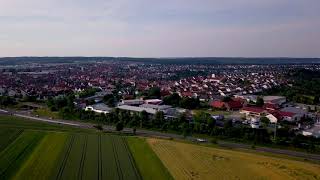 Mit Der Drohne Über Holzgerlingen