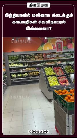 இந்தியாவில் மலிவாக கிடைக்கும் காய்கறிகள் வெளிநாட்டில் இவ்வளவா? #SaveFarmers #FarmerLife #Vegetable