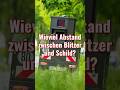 Radarfalle. Welcher Abstand ist erlaubt?  #fahrschule #blitzer