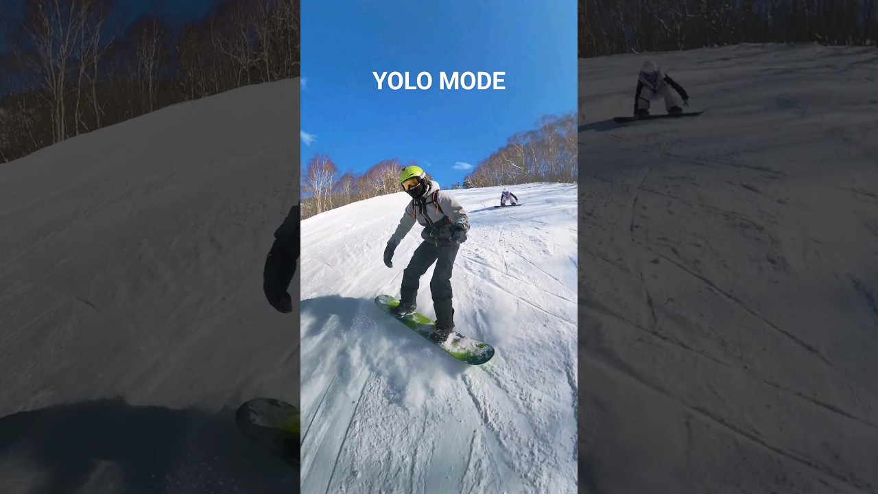 🏂 Snowboarding at Warp Speed! 