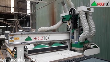 HOLZTEK. MÁY CNC NESTING ROUTER 1 ĐẦU THAY DAO TỰ ĐỘNG OPTION MÁY ON TEM  giá tốt - chất lượng