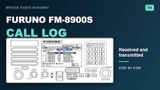 FURUNO FM-8900S — DSC message logs