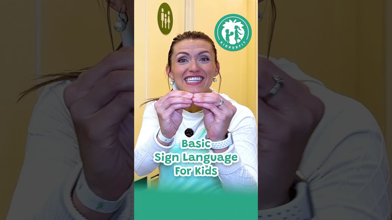 Basic Sign Language for Kids ✋🤟 | Learn ASL Words & Phrases! 🧠🎉 | Fun Educational Short! 📚