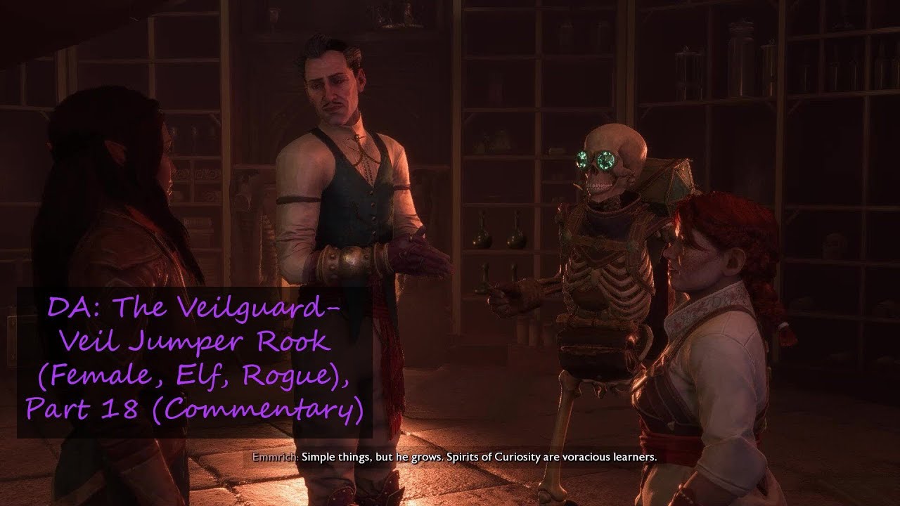 DA: The Veilguard- Veil Jumper Rook (Female, Elf, Rogue), Part 18 (Commentary)