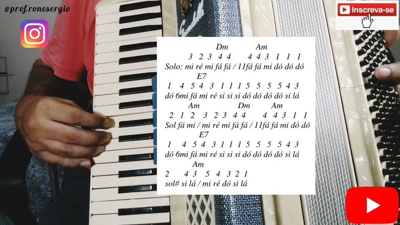 Como Tocar na Sanfona a Música 