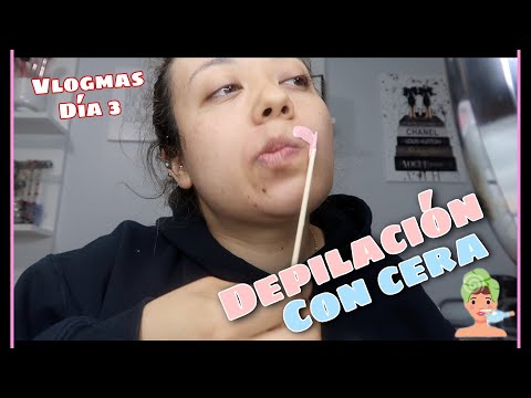 VLOGMAS Day #3 | DEPILACION CON CERA (BIGOTE Y CEJAS)