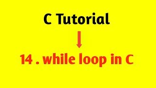 while loop in C-part 14 (tamil)
