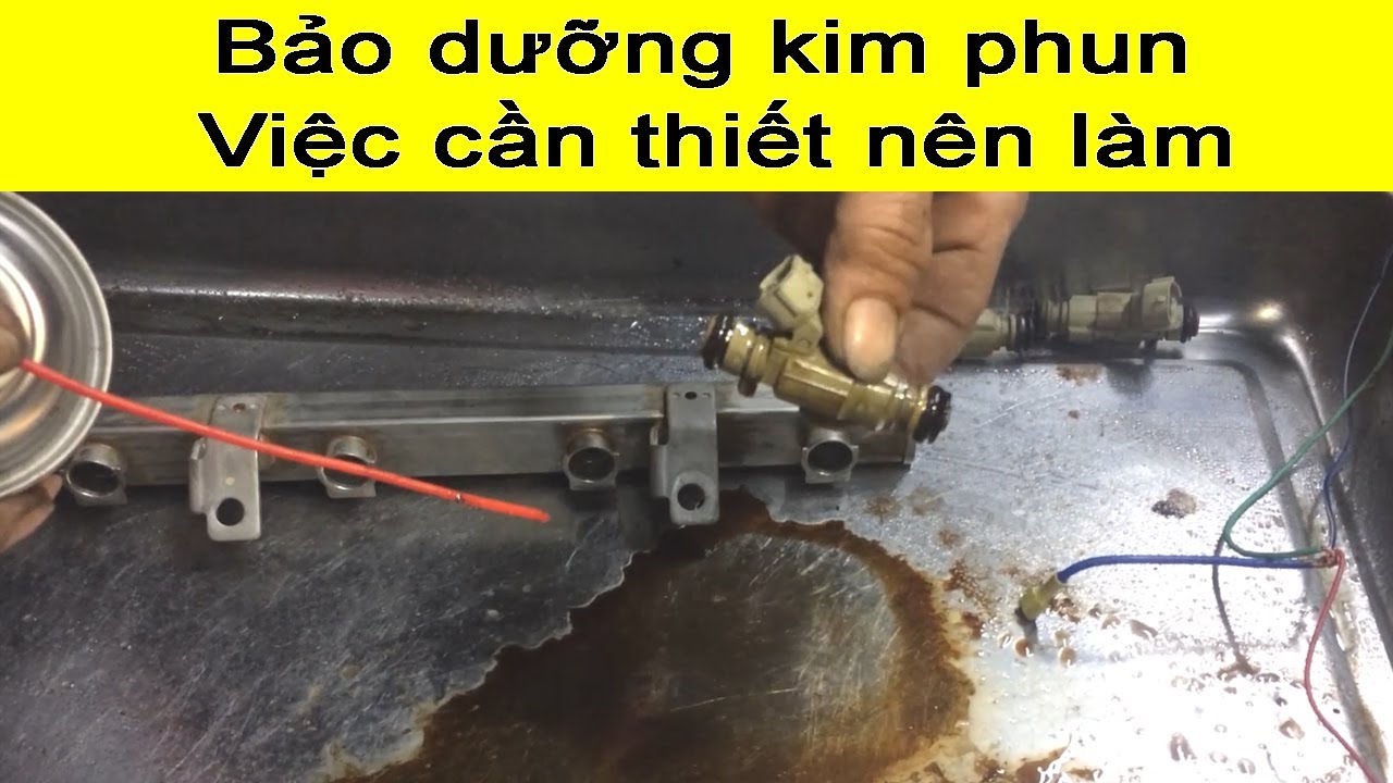 Bảo dưỡng kim phun điện tử - Máy thoát chạy êm giảm rung giật - Đơn giản cho anh em
