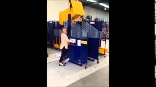 Liftmaster Simplus bin lifter demonstration