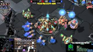 GSLTV 스타2 연승전 20160124 24 alive 한이석T해설 JYP vs llllllllllll 참교육