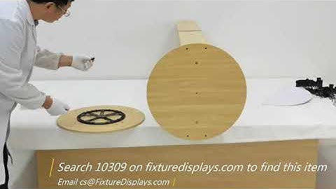 10309 Slatwall Display Merchandiser Rotating Spinner Floor Rack FixtureDisplays INSTRUCTIONS