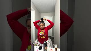 Sock bun tutorial 🪞😍😍 #trending #hair #hairstyle #sockbun