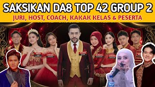 Download lagu SAKSIKAN DA8 GROUP 2 TOP 42 NANTI MALAM | DEWAN JURI, HOST DAN COACH YANG BERTUGAS