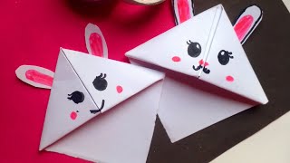 DIY make bunny or rabbit bookmark