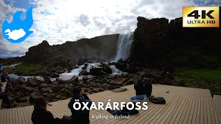 Öxarárfoss - Walking in Iceland [4K]