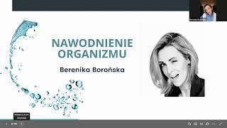 Nawodnienie organizmu -Berenika Borońska(Rezultaty picia żywej wody Aqua Sativalife)