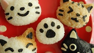 Cat Onigiri Rice Ball Nyan Set