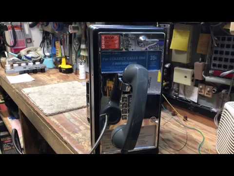 Western Electric 1C single slot payphone, How it works - YouTube