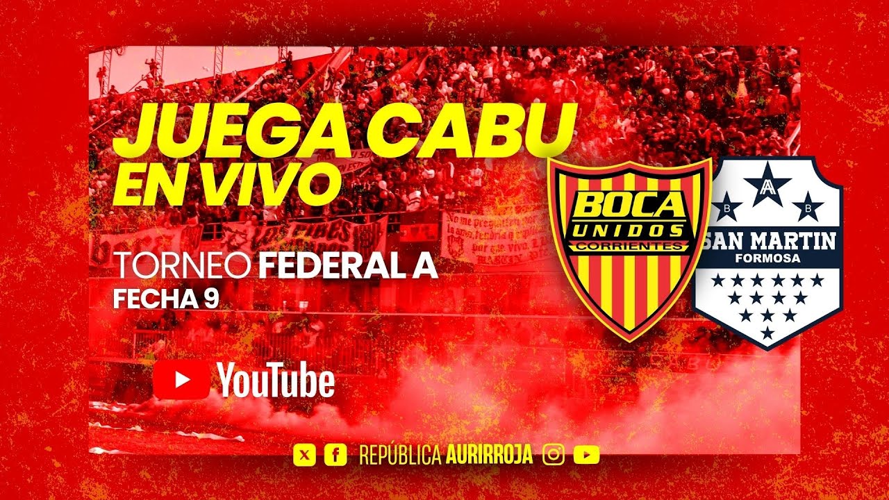 Torneo Federal A | En vivo: Boca Unidos vs. San Martín de Formosa (15 ...
