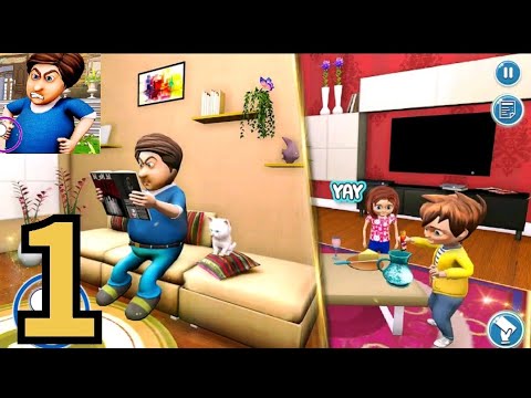 Dad&rsquo;s home happy family games new game gameplay all stages