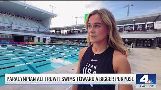 Paralympian Ali Truwit swims toward a bigger purpose