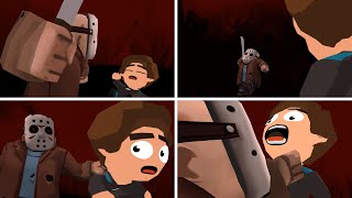 Friday the 13th: Killer Puzzle - All Jason Machete Kill Animation