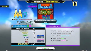 [SM5/DDR A] BRILLIANT 2U (Orchestra Groove) Challenge Mode Good Full Combo AA