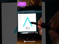 Ali Modern Name Logo Design 🔥 | Procreate Typography Logo Process