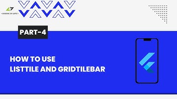 ListTile and GridTileBar Flutter/flutter widgets part 4