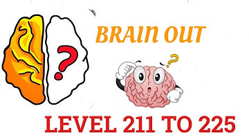 BRAIN OUT: Brain Out Last Level 211 to 223 | On Screen Gaming