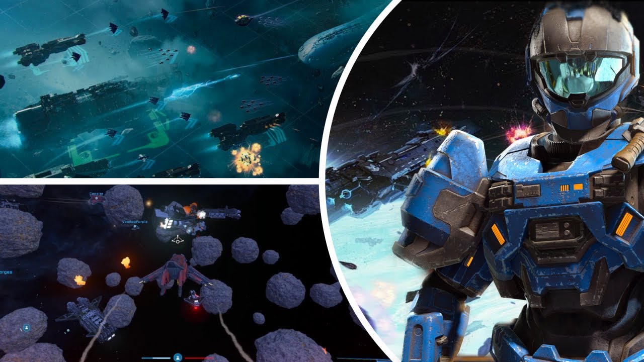 Space Battles In Halo Infinite are officially here and its INSANE - YouTube